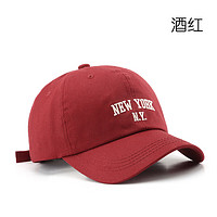 W.YING 溫影 運動棒球帽 酒紅色