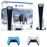 PlayStation 光驅版《戰神 諸神黃昏》主機套裝+額外星光藍主機手柄