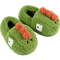 儿童棉拖鞋防滑男童秋冬季婴儿毛绒室内包跟幼儿家居宝宝棉鞋女童
