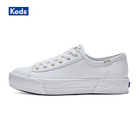 Keds 女鞋 柔软皮面松糕鞋百搭简洁优雅厚底设计休闲鞋 WH64550