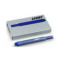 LAMY 凌美 [原裝墨膽]LAMY凌美 德國原裝進口 一次性非碳素 墨水膽筆芯 墨囊 簽字筆鋼筆水筆狩獵者恒星通用 5支/盒