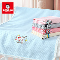 BoBDoG 巴布豆 繡花空氣層花邊蓋毯嬰兒蓋毯寶寶午睡毯毛毯空調被春夏秋季