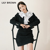 Lily Brown 秋冬款 小香风优雅通勤高腰短半身裙LWFS224140