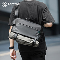 tomtoc 斜挎包大容量邮差包胸包男包包适用于MacBook Pro14英寸