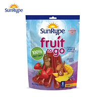 SunRype 桑莱普 加拿大进口果丹皮水果条儿童水果棒无添加糖宝宝零食果肉条 8条装（随机口味有效期至6月）