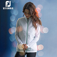 FOOTJOY 高尔夫服装新款FJ女士春秋防风时尚golf运动两面穿马甲 88283-白/蓝绿 S