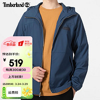 Timberland 外套男裝春季新款戶外防風舒適寬松藏青色梭織夾克A62EW A62EW288/深寶石藍 XS/165