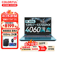 COLORFUL 七彩虹 隐星P15 i5-13500H RTX4060 165Hz 2.5K屏蓝游戏笔记本电脑