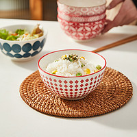 INMIND HOUSE 日式陶瓷餐具碗家用吃饭碗礼盒装特别好看的碗米饭碗套装