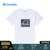 哥倫比亞 春夏男子城市戶外休閑透氣運動短袖T恤AE0403 107 XL(185/104A)