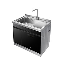 抖音超值購：MQ 名氣 集成水槽洗碗機家用嵌入式洗碗機水槽雙層193D{XJ-2492}