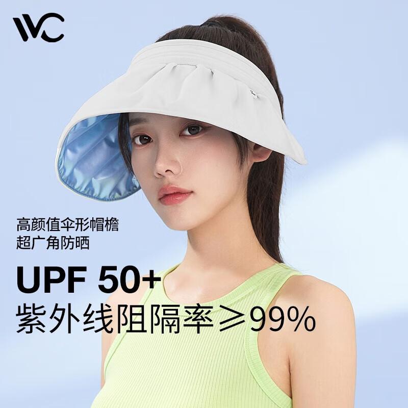 VVC 贝壳遮阳帽  有防风绳  可调节大小