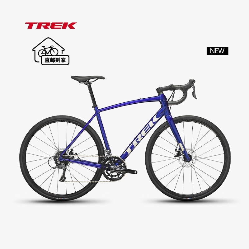 TREK 崔克 DOMANE AL 2碟刹碳纤维前叉舒适耐力公路自行车