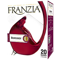 FRANZIA 风时亚 美国原瓶进口 加州乐事柔顺红系列半干红葡萄酒双杯 3000ml 盒装