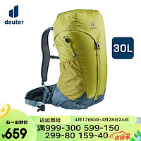 DEUTER 多特德国进口AC LITE萤火虫徒步背包户外旅游轻量登山休闲双肩包 青苔绿30L 配套防雨罩