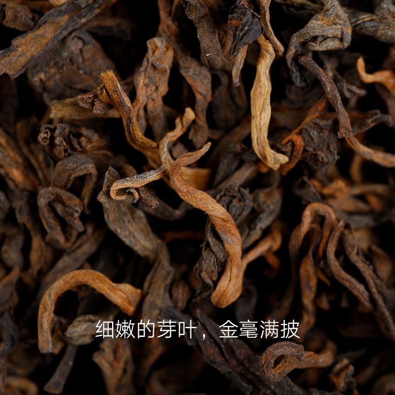 每满200-20 雨林古树茶 2017雨林甜山枣 古树普洱茶熟茶散茶120g
