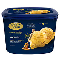 Golden North 金诺斯 金若丝 蜂蜜味冰淇淋 2L*1桶/940g 家庭装鲜奶雪糕冰激凌