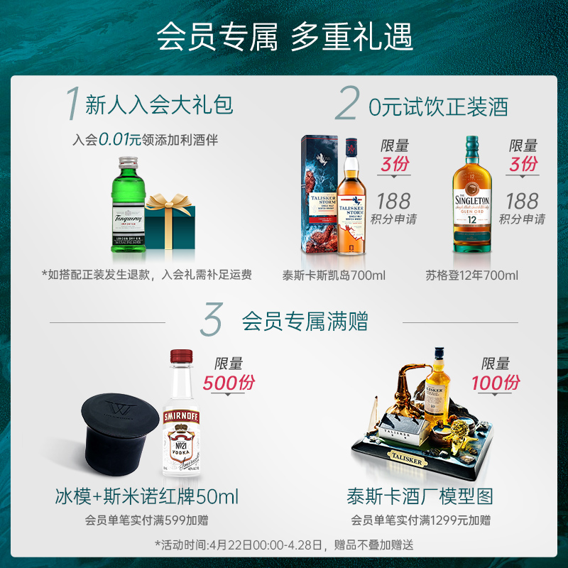 Captain Morgan 摩根船长 帝亚吉欧Zacapa Solera 23萨凯帕23索莱拉朗姆酒750ml鸡尾酒调酒