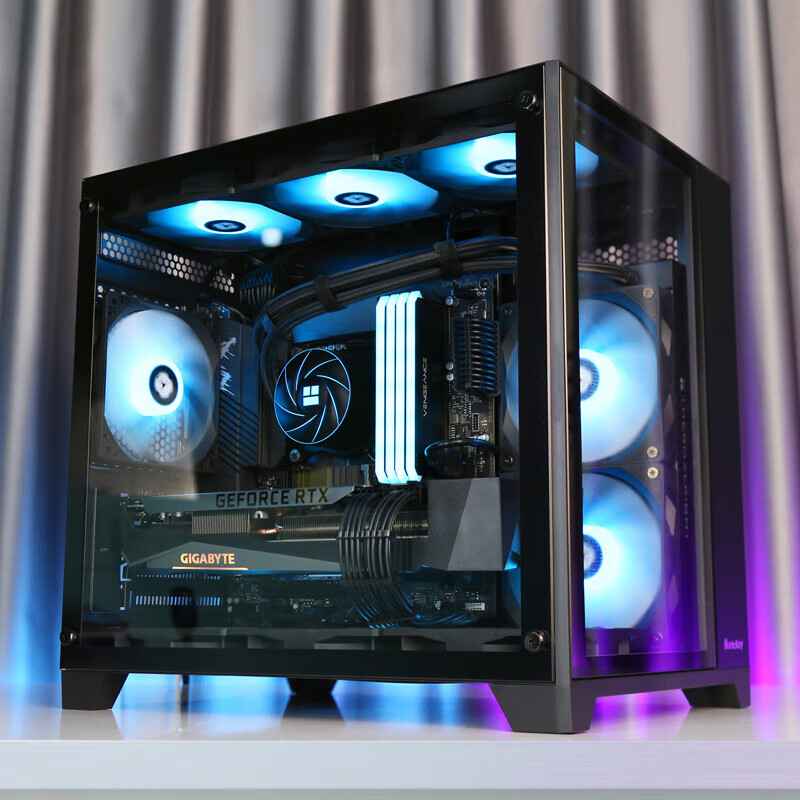 技嘉13代i5 13600KF/RTX4070Ti/3060Ti电竞游戏水冷海景房DIY电脑主机 二：13600KF/16G/500G/3060TI