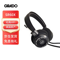 GRADO 歌德 SR60e 耳罩式头戴式动圈有线耳机 黑色 3.5mm