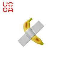 UCCA x 莫瑞吉奥·卡特兰展览衍生品喜剧演员香蕉磁吸冰箱贴树脂 A perfect day.