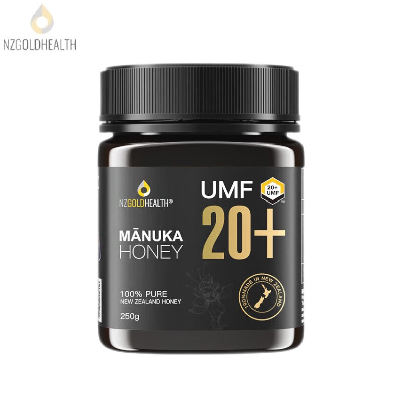 NZGOLDHEALTH蜜兰达麦卢卡蜂蜜20+ 新西兰进口蜂蜜 UMF20+ 250g