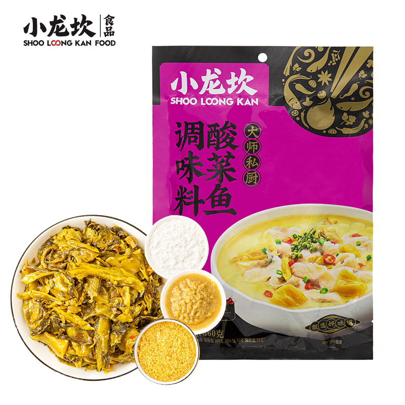 小龙坎 酸菜鱼调味料360g 一料多用酸辣汤靓家用调味品