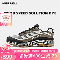 MERRELL 迈乐 经典越野跑鞋女MOAB SPEED新款轻便防滑耐磨徒步鞋J067094 J067013  黑白（男） 43