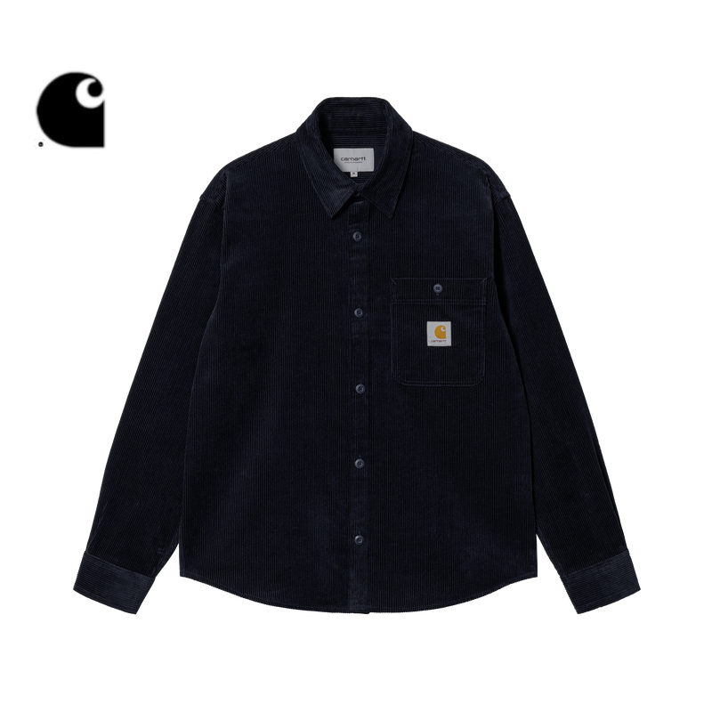 Carhartt WIP工装衬衫男装秋冬经典LOGO标签口袋灯芯绒029442AJ