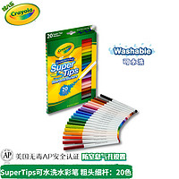 Crayola 绘儿乐 水彩笔 20支 58-8106