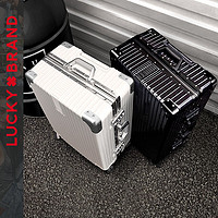 LUCKY BRAND luckybrand旅行箱行李箱铝框拉杆箱万向轮女男学生登机密码皮箱子
