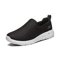 SKECHERS 斯凱奇 經典休閑鞋 男子輕便舒適一腳蹬 54600/BKW 黑色/白色 43.5