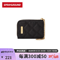 SPRAYGROUND 2022新款包包女轻奢钱包男SG轻便卡包潮牌百搭通勤情人节礼物 红色