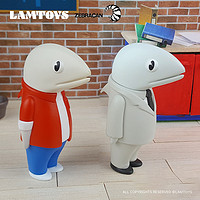 LAMTOYS 人鱼职场打工人创意盲盒太空职人手办公仔摆件