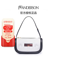 JWANDERSON JW ANDERSON奢侈品女士图案印花腋下包单肩包 白色/黑色