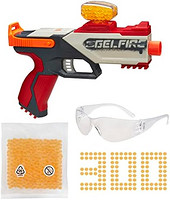 NERF 熱火 Pro Gelfire 軍團玩具槍,300 個保濕凝膠發圈,130 個圓形料斗,彈簧動作,眼鏡