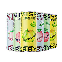 MISS BERRY 贝瑞甜心 MissBerry贝瑞甜心 果酒 甜酒 低度酒 气泡酒 低糖0脂 微醺 330ml*6罐3口味