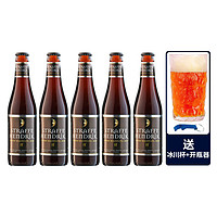 半月（STRAFFE HENDRIK）妖月比利时原装进口精酿啤酒 5瓶：妖月四料x330ml