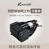 kamoer卡默尔微型真空泵调速耐腐蚀抽气泵12v自吸泵小型气泵 无刷隔膜泵 HLVP10-NB24(并联)
