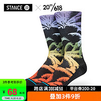 STANCEHO22系列设计款休闲中筒袜子男女棉袜春舒适透气防滑图案 PALMER ALL GENDER系列 M (38-42)