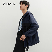 ZIOZIA 春季男装韩版休闲舒适时尚潮流长袖夹克外套ZJJ11221J