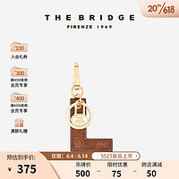 THE BRIDGE/桥牌 手工牛皮钥匙男女挂件收纳摆件钥匙圈 L字母