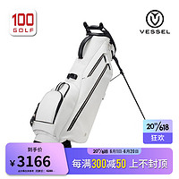 VESSEL高尔夫球包23新品时尚多功能简约便携式耐用高尔夫支架包 白色