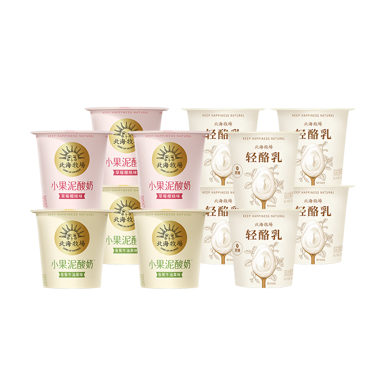 LAND OF PROMISE 北海牧场 酸奶组合12杯