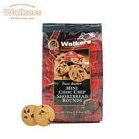 Walkers 沃尔克斯 （Walkers）迷你巧克力豆黄油饼干125g 休闲零食办公室下午茶点心 英国进口