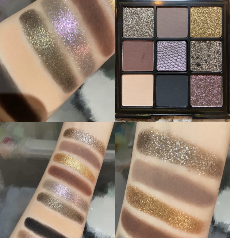 Huda Beauty九宫格9色眼影盘Wild系列Jaguar猎豹盘TigerChameleon