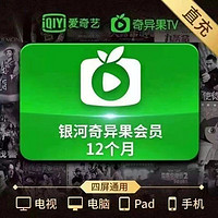 iQIYI 愛奇藝 白金VIP會員年卡12個月 支持電視端