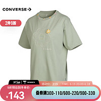 匡威/CONVERSE 女子短袖T恤10025824-A01 10025824-A02 M