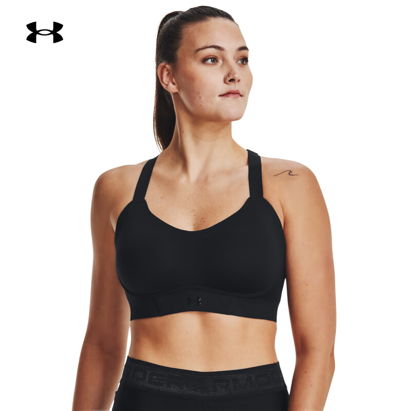 安德玛 UNDERARMOUR）春夏Uplift女子训练运动内衣-高强度1376866 黑色001 38C