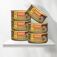 Instinct 百利 生鮮本能 百利貓罐頭 進口全階段主食罐頭高營養獎勵零食濕糧 優質蛋白 雞肉貓罐頭 5.5盎司(156g) 6罐